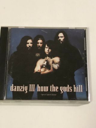 Danzig: Iii - How The Gods Kill Cd 1992 Special Limited Edition - Rare - Read Inside