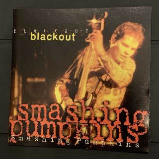 Ultra Rare Smashing Pumpkins Blackout Bootleg Cd 1995 Kts