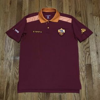 As Roma Asr Kappa Soccer Futbol Jersey Shirt Polo Rare Size N