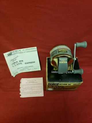 Rare Vintage Zebco Cgx33 Classic Express High Speed Baitcast Reel Old Stock