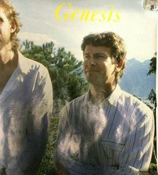 Rare Vintage 1986 Genesis Band Poster Phil Collins Mike Rutherford & Tony Banks 4