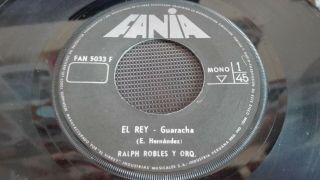 Ralph Robles Y Orq " El Rey " Rare 7 Hard Salsa Guaguanco Edit Peru
