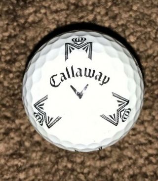 1 5a Rare Callaway Chrome Soft Truvis Golf Ball.