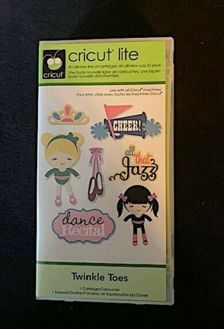 Cricut Cartridge - Twinkle Toes - Rare And Retired