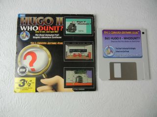 Vintage Hugo Ii Who Dunit? 3.  5 " Disk Pc Game Rare