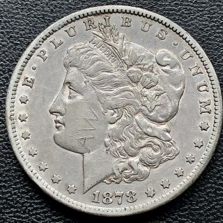 1878 Cc Morgan Dollar Carson City Silver $1 Rare Au Det.  18560