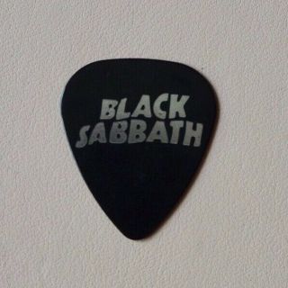 Rare - Black Sabbath Guitar Pick From 2002 Tour