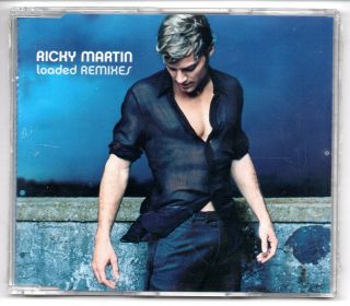 Ricky Martin Loaded Remixes Rare Austria Spanish Cd Single Unique Cover