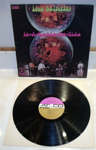 Rare 1968 Atco Sd 33 - 250 Iron Butterfly In - A - Gadda - Da - Vida Lp Vinyl