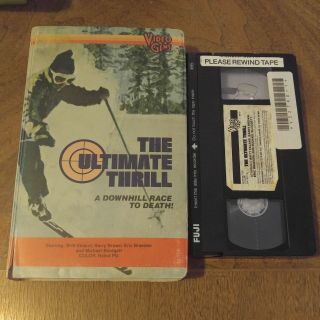 The Ultimate Thrill Vhs Video Gems Clamshell Action Thriller 1974 Rare Oop