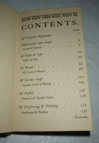 THE WILLIAMSBURG ART OF COOKERY HELEN BULLOCK RARE 1st EDITION 1938 COOK BOOK 4