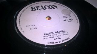 Ufo Prince Kajuku Very Rare Uk 7 " Beacon Heavy Psych Near