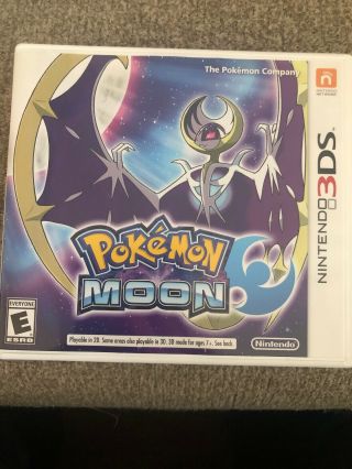 Pokemon Moon (nintendo 3ds,  2016) The Pokémon Company Rare