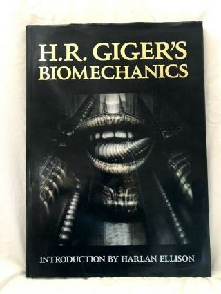 H.  R Giger’s Biomechanics 1990 Rare 1st Edition Morpheus Art Book