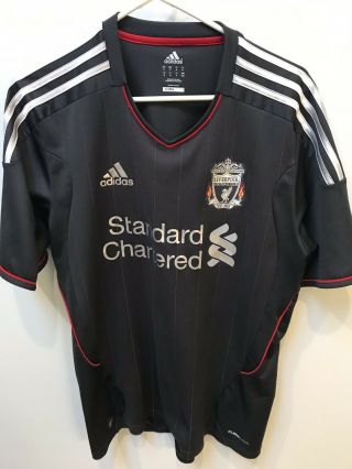 Rare Liverpool Adidas 2011 - 2012 Away Jersey Shirt Kit Soccer Football - Medium