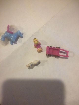 2 VERY RARE POLLY POCKET TOYS FROM THE 90 ' S. 3