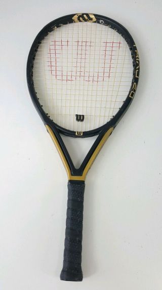 Wilson 2.  0 Triad Hammer Oversize 125 4 3/8 Tennis Racquet Rare