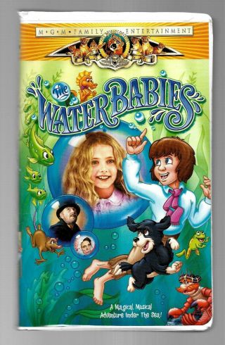 The Water Babies (vhs) Rare & Oop Htf Clam - Shell Case,  Freeshippn