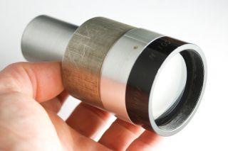 Ultra Rare Emo Wetzlar Askinar 75mm F1.  6 Projection Lens Swirly Petzval 4/3 Nex