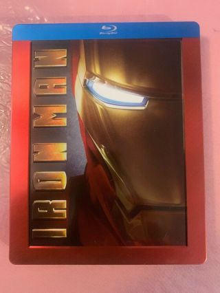 Iron Man Blu - Ray Steelbook 2 - Disc Set 2008 Future Shop Exclusive Oop Rare