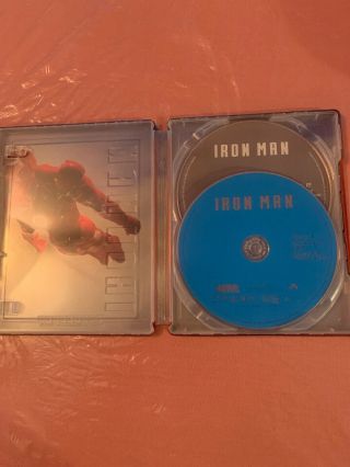 Iron Man Blu - ray Steelbook 2 - Disc Set 2008 Future Shop Exclusive OOP Rare 2