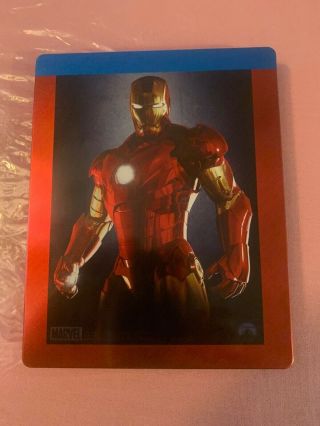 Iron Man Blu - ray Steelbook 2 - Disc Set 2008 Future Shop Exclusive OOP Rare 3