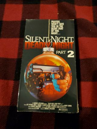 Silent Night Deadly Night Part 2 1987 Betamax Beta Very Rare