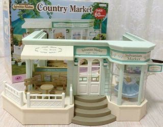 Sylvanian Families Calico Critters Country Market Forest Rare 61