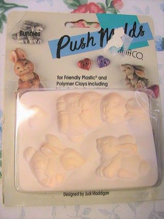 CATS AMACO polymer clay plastic FIMO mold Judi Maddigan RARE OOP NIP 4