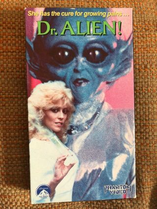 Dr.  Alien Vhs Judy Landers Bill Jacoby Phantom Video Rare Comedy Htf Scifi