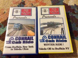 Conrail Cab Ride Toledo To Buffalo 2 Vhs Set 1999 Cp426 Railroads Trains Rare
