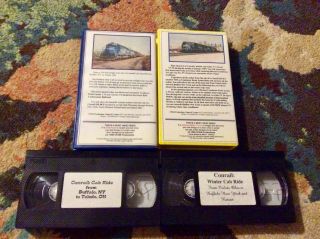 Conrail Cab Ride Toledo To Buffalo 2 VHS Set 1999 CP426 Railroads Trains Rare 2