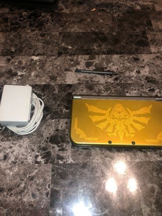 Nintendo 3ds Xl Rare Launch Edition Zelda Hyrule With Charger And Stylus