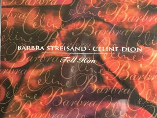 Barbra Streisand Celine Dion Tell Him Rare Single Track Promo Cd Single (1997)