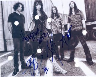 Halestorm Signed Rare Young Band Photo Preprint Lzzy Hale Cd Lp Reanimate