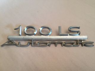 Rare Audi 100 Ls Automatic Rear Emblem Badge C1 100ls Coupe Sedan Mk1 803853745a
