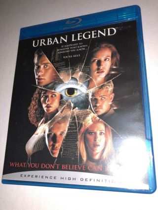Urban Legend Blu - Ray Disc 2008 Rare Horror