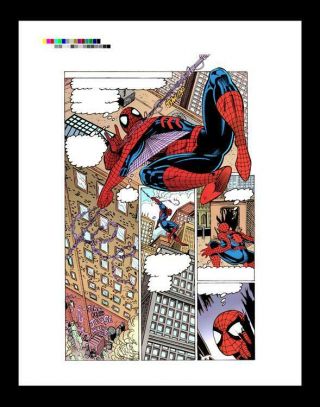 Mark Bagley Spider - Man Unlimited 2 Rare Production Art Pg 9