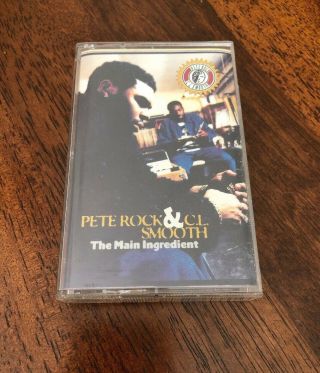 Pete Rock & CL Smooth The Main Ingredient Cassette Tape Rare Rap 1994 2