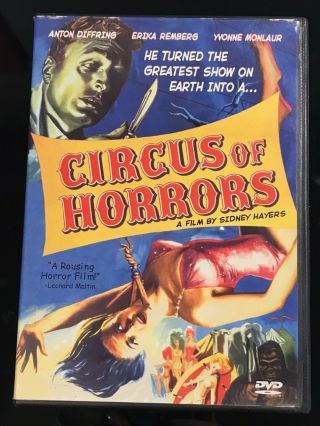 Circus Of Horrors - Anchor Bay - (1960 Dvd) - Very Rare/oop - W/insert