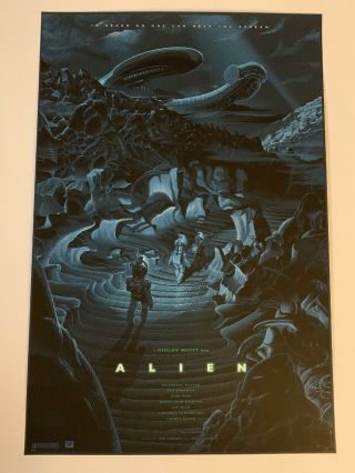 Rare Alien Bottleneck Gallery Art Print Poster By Laurent Durieux