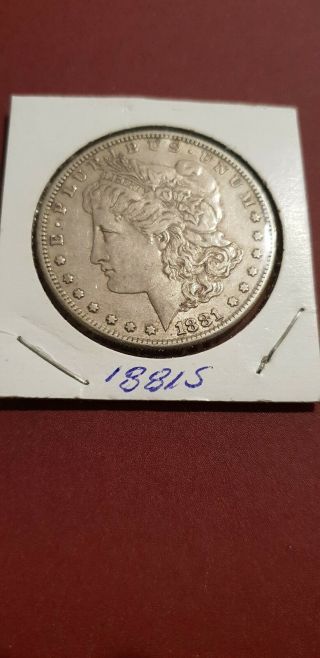 1881 - S Morgan Silver Dollar Collectible Antique Rare Circulated