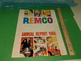 Vintage Remco Toys 1965 Shareholders Annual Report,  Very Rare