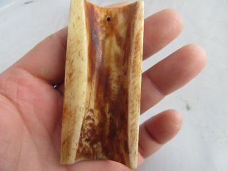 Rare Antique Chinese Hand - carved Bovine bone Pendants j05 2
