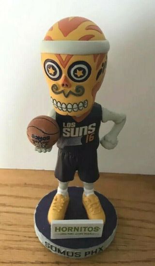 Phoenix Suns Bobblehead: Phoenix Suns Rare Dia De Los Muertos Skull Somos No Box