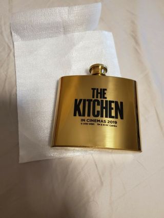 The Kitchen - 2019 Movie Film - Metallic Flask - Rare Promotional Item