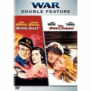 Blood Alley / Sea Chase Rare Dvd John Wayne James Arness Lauren Bacall 