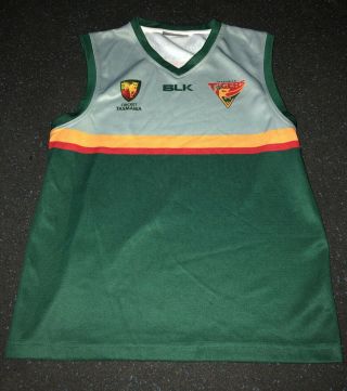 Very Rare Player Issue Tasmanian Cricket Training Sleeveless Vest Size Medium