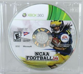Xbox 360 Ncaa Football 14 2014 Disc Only Rare Game