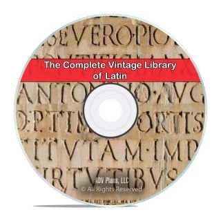 Learning The Latin Language,  100 Rare Classic Books On Pdf Dvd H89